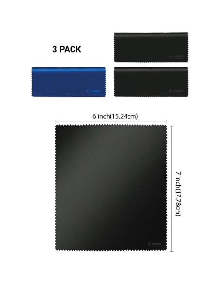 Paños de Microfibra IBENZER - 3 Paquetes para Limpieza