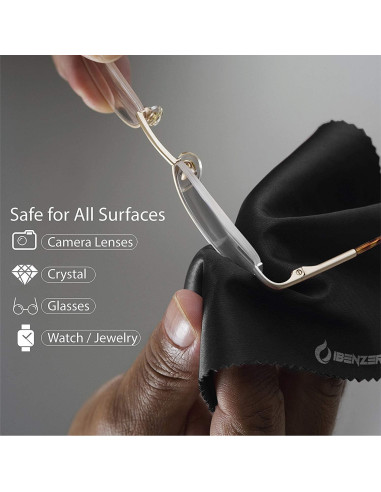 Paños de Microfibra IBENZER - 3 Paquetes para Limpieza