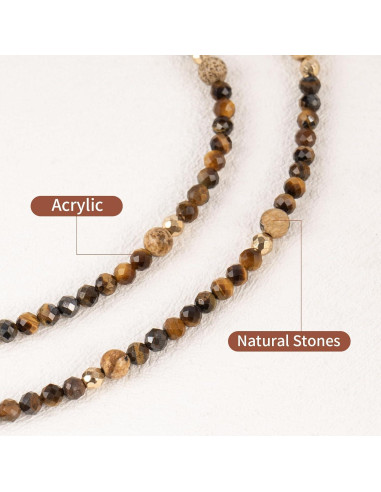 Cadena de cuentas BILIONE para gafas 75 cm unisex