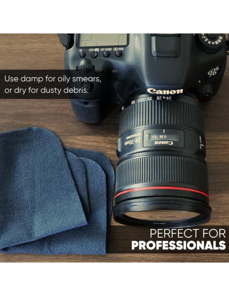 Paño de limpieza de lentes Microfiber Wholesale 10pk Gris 15x15 cm