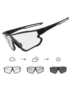 Gafas de sol deportivas OULAIQI 548 fotocromáticas unisex
