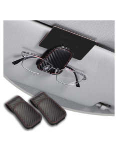 Soporte de Gafas de Sol Honibaoto para Visera de Coche