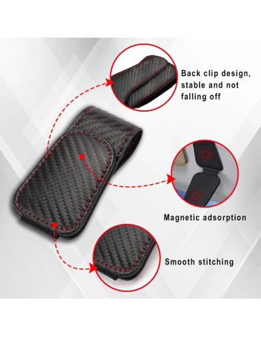 Soporte de Gafas de Sol Honibaoto para Visera de Coche