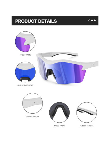 Gafas de sol BIRCEN para béisbol y ciclismo, UV400