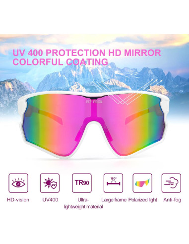 Gafas de Ciclismo TOP VISION EX-9400 Polarizadas UV400