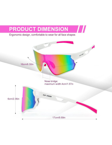 Gafas de Ciclismo TOP VISION EX-9400 Polarizadas UV400