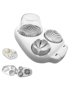 Cortador de Huevos 3 en 1 TKNBMTY con Acero Inoxidable