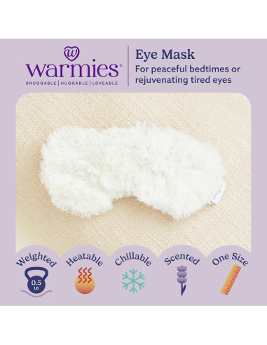 Máscara de Ojos Warmies Crema Aromatizada con Lavanda 21.5x12.7cm