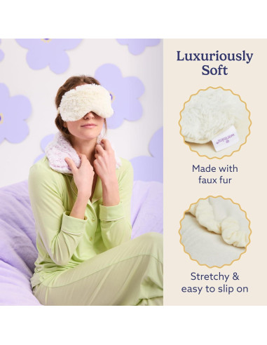 Máscara de Ojos Warmies Crema Aromatizada con Lavanda 21.5x12.7cm