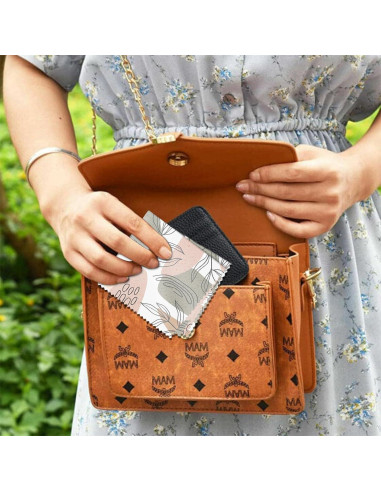 Paño de limpieza de gafas BHAHB 6 PCS microfibra 16x16 cm