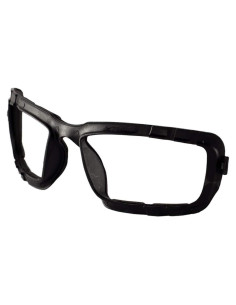 Gafas de Seguridad Bullhead BH14G con Junta Removible - Negro