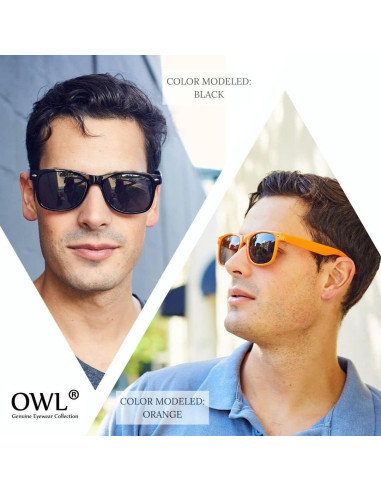 Paquete de 10 Gafas de Sol Rectangulares OWL UV400 Unisex