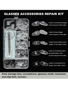 Kit de Herramientas de Reparación de Gafas NICHOY 14 Piezas 2