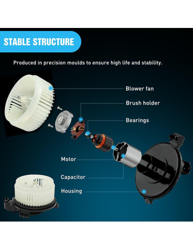 Motor de Soplador de Calefacción HVAC Nilight para Toyota y Lexus