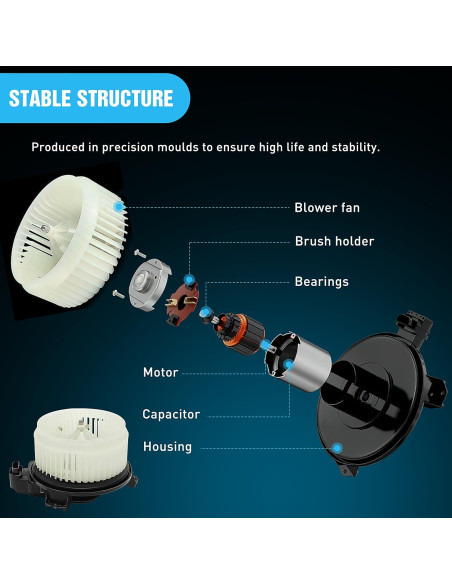 Motor de Soplador de Calefacción HVAC Nilight para Toyota y Lexus