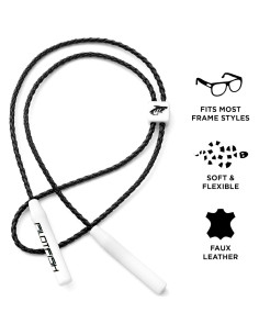 Correa de Gafas Pilotfish de Cuero Trenzado Unisex 2
