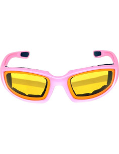 Gafas de Motocicleta para Mujeres Rosa UV400 con Espuma 2