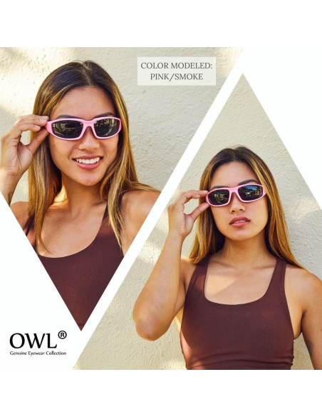 Gafas de Motocicleta para Mujeres Rosa UV400 con Espuma