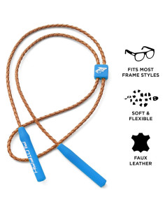 Correa de Gafas Pilotfish de Cuero Trenzado Unisex 2