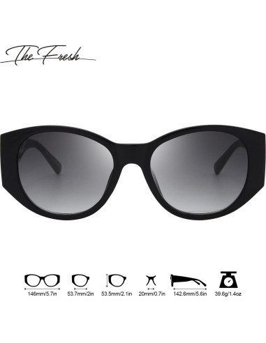 Gafas de Sol Fresco FR1L UV400 para Mujeres - Negro/Púrpura