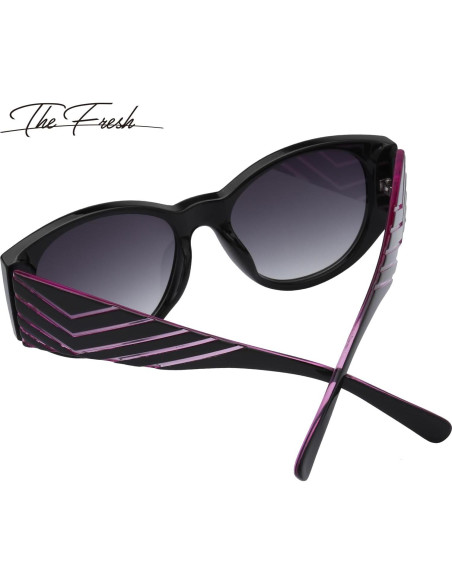 Gafas de Sol Fresco FR1L UV400 para Mujeres - Negro/Púrpura Gafas de Sol Fresco FR1L UV400 para Mujeres - Negro/Púrpura