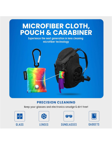 Paño de Microfibra Purgenic con Bolsillo - 1 Paquete Tie Dye