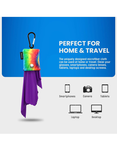 Paño de Microfibra Purgenic con Bolsillo - 1 Paquete Tie Dye