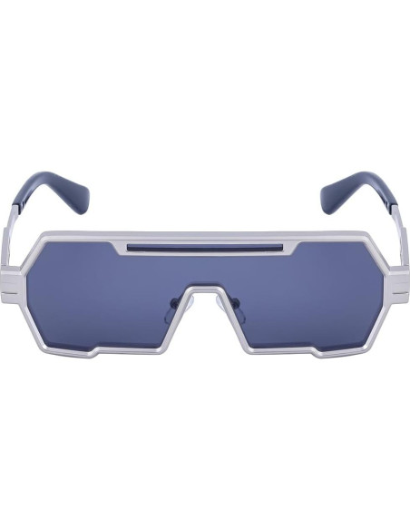 Gafas de sol retro steampunk Junsika para hombres marco metal