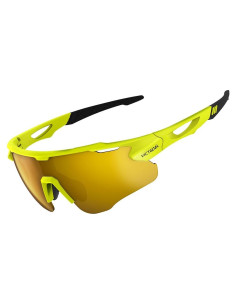 Gafas de Ciclismo VICTGOAL Polarizadas UV400 Unisex Amarillo