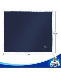Paños de Microfibra MR.SIGA para Lentes y Pantallas - 6 Pzs 2