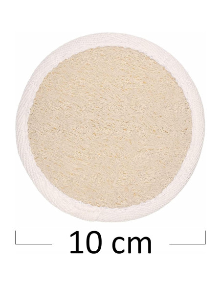 Esponjas de Lufa Natural Eco-Fused - Paquete de 5 Unidades