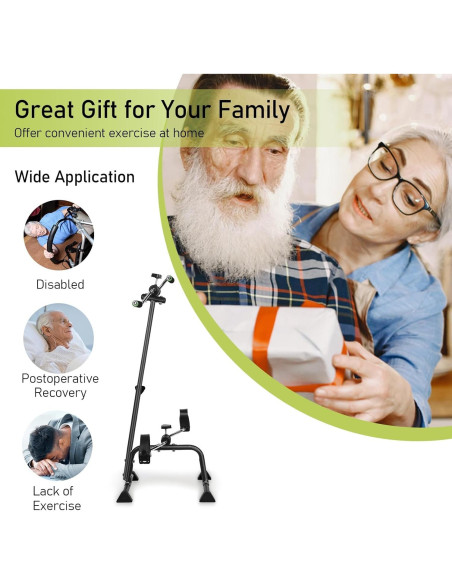 Bicicleta de Ejercicio Ajustable Washranp para Ancianos