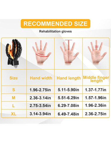 Guantes Robotizados Commsin XL Rehabilitación Mano Izquierda