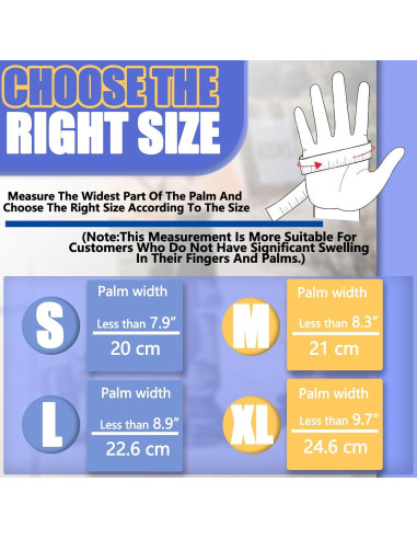 Guantes de Compresión DRNAIETY para Artritis - Sin Dedos L Caqui