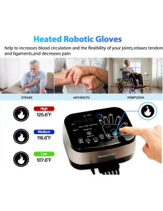 Guantes Térmicos Robóticos KWYBOW Rehabilitación Mano Izquierda 2