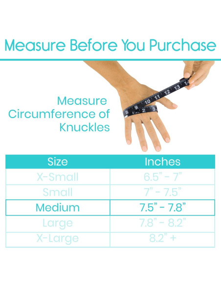 Guantes Vive para Artritis - Compresión Abierta Negra Guantes Vive para Artritis - Compresión Abierta Negra