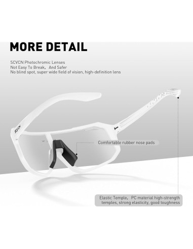 Gafas de Ciclismo SCVCN DZ-S62 Fotoquímicas UV400