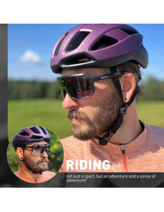 Gafas de Ciclismo SCVCN Fotoquímicas UV400 Verde Menta 2