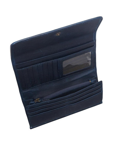 Billetera de Cuero Frye Melissa para Mujeres - Compacta Beige