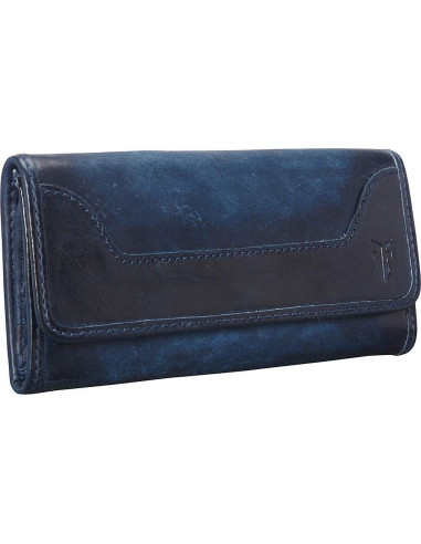 Billetera de Cuero Frye Melissa para Mujeres - Compacta Beige