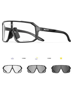 Gafas de Ciclismo SCVCN Fotoquímicas UV400 Negro