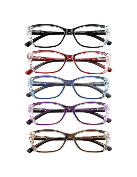 5 Pares de Gafas de Lectura VisionGlobal con Luz Azul