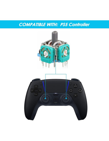 Palancas de Reemplazo Veanic para Controlador PS5 - 4 Piezas