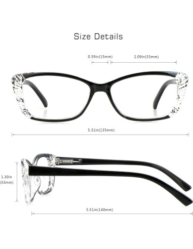 5 Pares de Gafas de Lectura VisionGlobal con Luz Azul