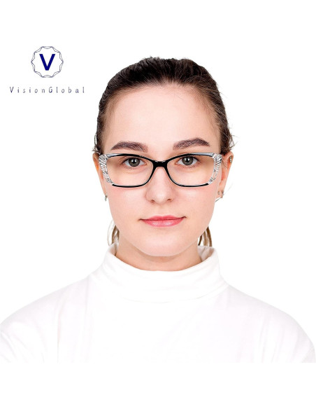 5 Pares de Gafas de Lectura VisionGlobal con Luz Azul