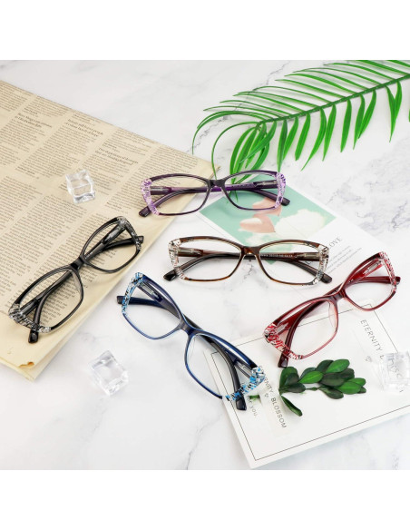 5 Pares de Gafas de Lectura VisionGlobal con Luz Azul
