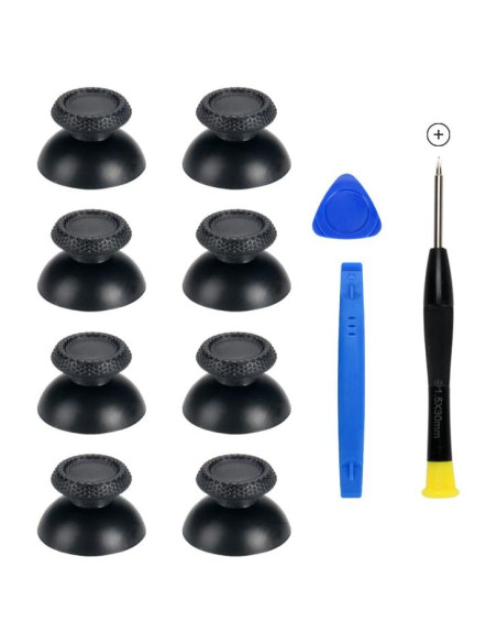Thumbsticks Reemplazo PS5 COMZPLIFE 8 Piezas Negros