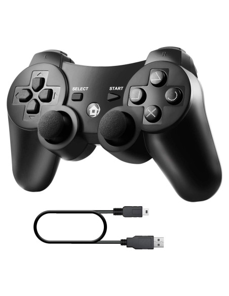 Controlador Inalámbrico Diswoe PS-3 con Doble Vibración