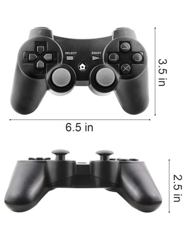Controlador Inalámbrico Diswoe PS-3 con Doble Vibración