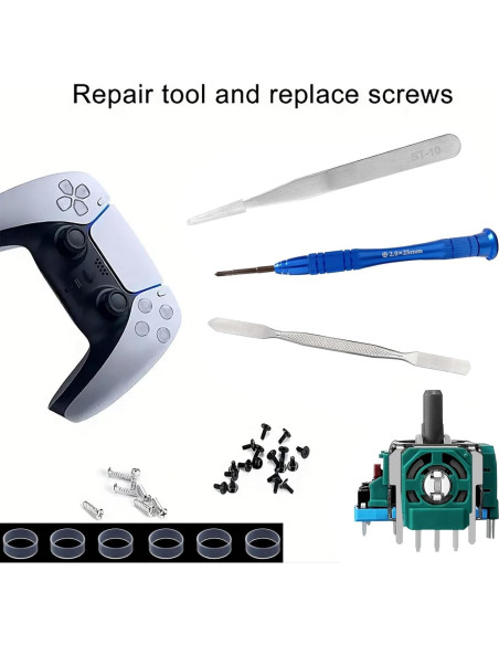 Paquete de 6 Joysticks Analógicos 3D HLRAO para PS5